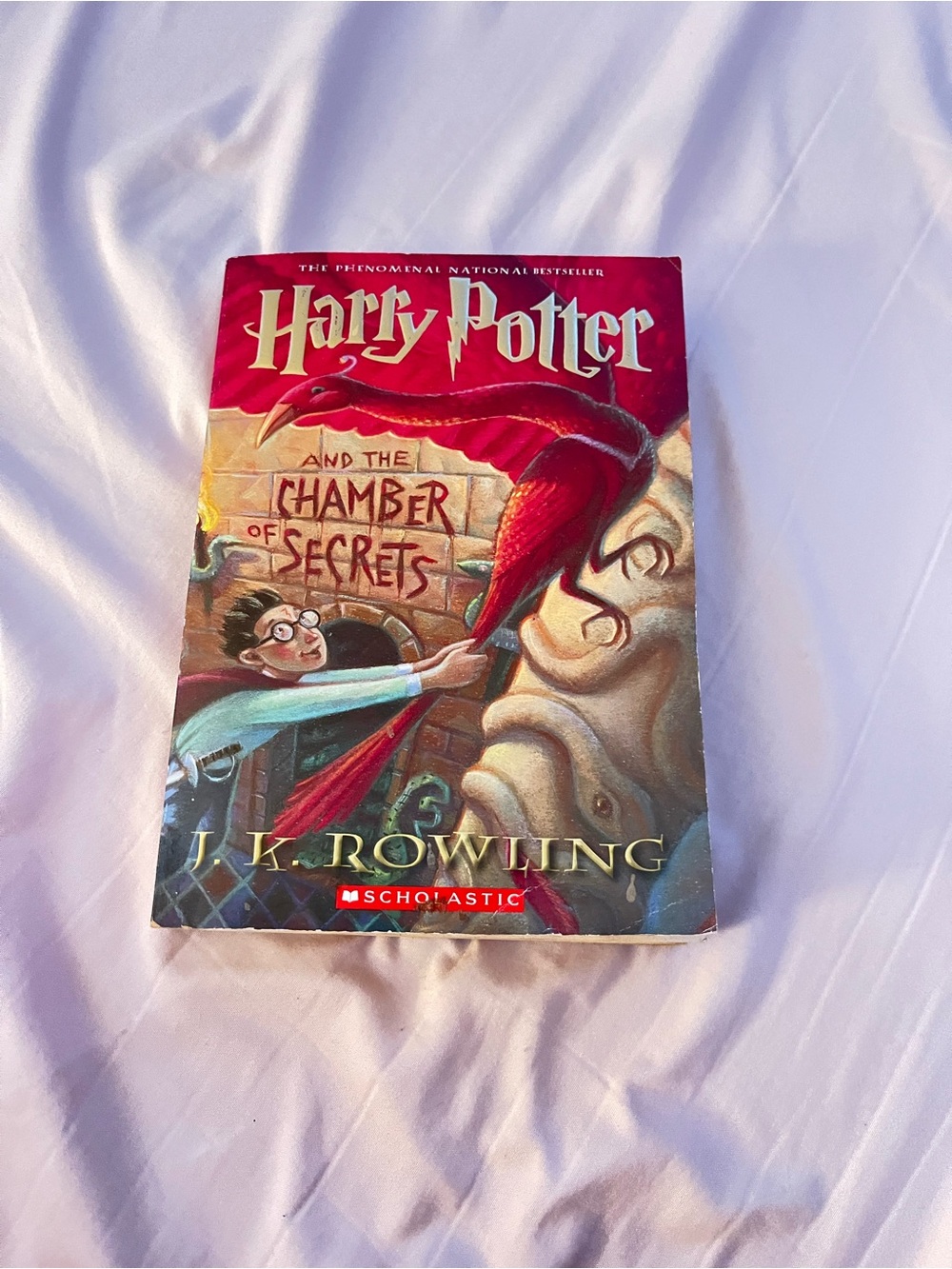 Scholastic Harry Potter and the Chamber of Secrets — Red and Gold Cover